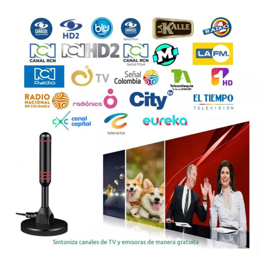 Antena Interior Television Digital Tdt