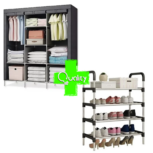 Closet Tela, Zapatero 4 Niveles